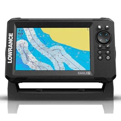 Combo Fishfinder GPS - LOWRANCE - Eagle 7 - Trasduttore 50/200 HDI - Schermo IPS - FishReveal