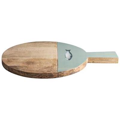 Gusta Serveerplank Mango Met Enamel Ø30 cm