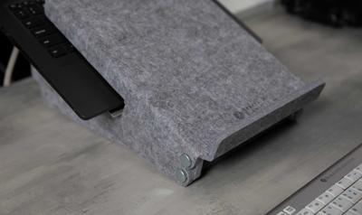 BakkerElkhuizen Ergo-Top 320 Circular Notebookstandaard Grijs 43,2 cm (17 )