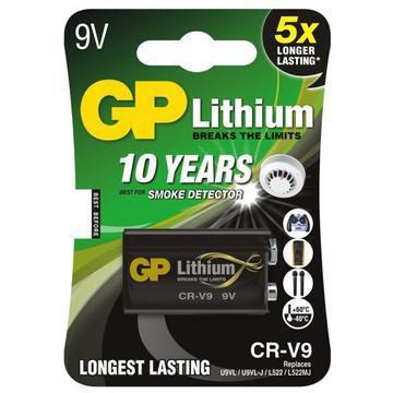 GP lithium 9 volt cr v9