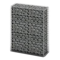 VidaXL Schanskorf met deksels 100x80x30 cm gegalvaniseerd draad - thumbnail