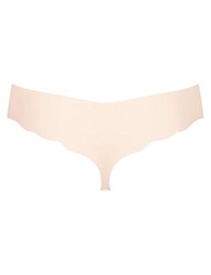 Naadloos ondergoed dames Zero hipstring microfiber 2.0 -Schijnt niet door - Onzichtbaar - katoenen kruisje