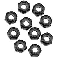 M3 Nylon Locking Hex Nut (Black) (10pcs) (AXA1053) - thumbnail