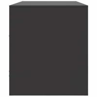 Tv-meubel 99x39x44 cm staal zwart - thumbnail