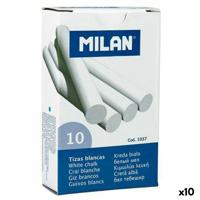 Krijtjes Milan Wit 10 Onderdelen (10 Stuks) - thumbnail
