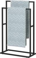 Handdoekrek Sealskin Carré 48x78.5x24cm Vrijstaand Mat Zwart - thumbnail