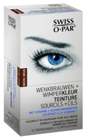 Swiss o-Par Wenkbrauw en wimperkleur bruin (1 Set) - thumbnail