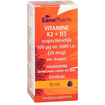 Sanopharm Vitamine K2 D3 emulsan (10 ml)