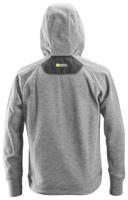 Snickers Workwear fleece hoodie - 8041 - Flexiwork - grijs/zwart - maat M - thumbnail