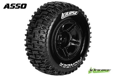 Louise SC-PIONEER shortcourse Soft banden op zwarte velgen - SC10 4X4 (voor/achter) Louise SC-PIONEER shortcourse Soft banden op zwarte velgen - SC10 4X4 (voor/achter)