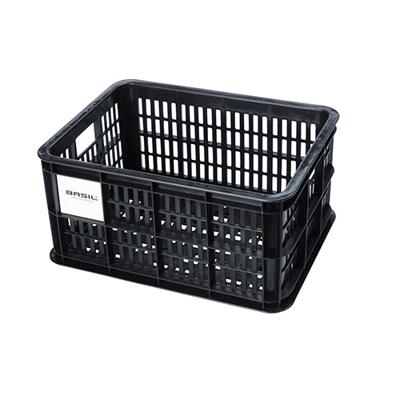 Basil fietskrat s - klein - 17.5 liter - zwart