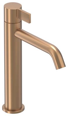 Wastafelkraan IVY Pact Model M Coldstart Geborsteld Mat Koper PVD IVY