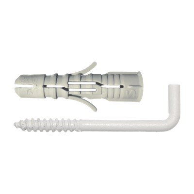 pgb-Europe SMART | plug + schroefduim Ø 6x30 Epoxy wit | 6 st SM0PSDN0506060030H