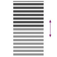VidaXL Zebra rolgordijn 135x200 cm stofbreedte 130,9 cm zwart - thumbnail