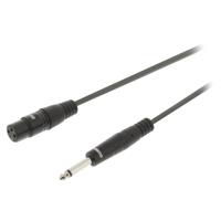 Sweex SWOP15120E15 audio kabel 1,5 m XLR (3-pin) 6.35mm Zwart - thumbnail