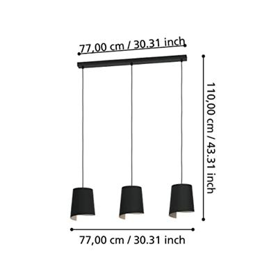 Eglo Eettafel hanglampBolivia 3-lichts - 900426