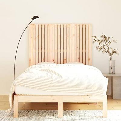 Wandhoofdbord 127,5x3x110 cm massief grenenhout