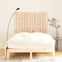 Wandhoofdbord 127,5x3x110 cm massief grenenhout - thumbnail