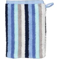 Cawö Cawo Shades Streifen Washandje 16x22 aqua - thumbnail