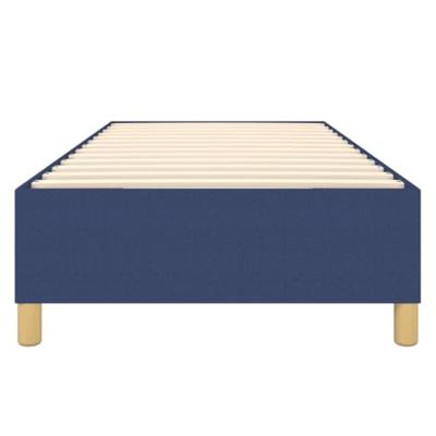 Bedframe zonder matras 100x200 cm stof blauw