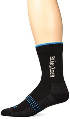 Blåkläder Light Sokken 2191 | Zwart/Neonblauw | Maat 36-39 - 7330509462676