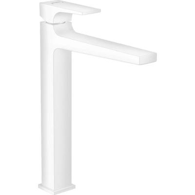 Hansgrohe Metropol ééngreeps wastafelkraan 260 met rechte greep en PushOpen afvoerplug, mat wit Hansgrohe Metropol ééngreeps wastafelkraan 260 met rechte greep en PushOpen afvoerplug, mat wit