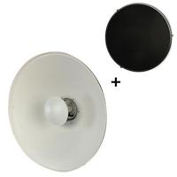 StudioKing beauty dish wit sk-bd550w 55 cm voor falcon eyes - thumbnail
