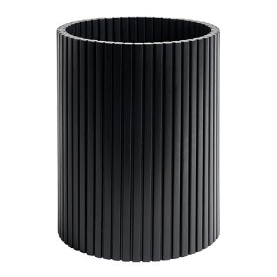 Ethnicraft Prullenbak 'Roller Max' Mahoniehout, kleur Zwart Ethnicraft Prullenbak 'Roller Max' Mahoniehout, kleur Zwart