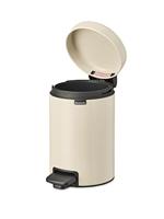 Brabantia Newlcon pedaalemmer 3 liter soft beige - thumbnail