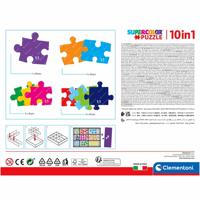 Clementoni Peppa Pig 10-in-1 puzzelset - 18 + 30 + 48 + 60 stukjes - thumbnail