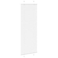 Pliss rolgordijn 80x200 cm stofbreedte 79,4 cm polyester wit - thumbnail