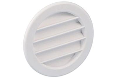 Klemrooster kunststof dia 75mm rond wit Klemrooster kunststof dia 75mm rond wit