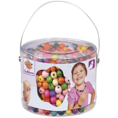 Eichhorn houten kralen in emmer, 800dlg. Eichhorn houten kralen in emmer, 800dlg.