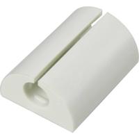 TRU COMPONENTS Kabelclip 1226944 Bundel-Ø (bereik) 18 mm (max) Voor hoekmontage Wit 1 stuk(s) - thumbnail