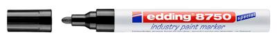 Edding Industriële lakmarkering | zwart | streepbreedte 2-4 mm ronde punt | 10 stuks - 4-8750001 4-8750001