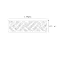 QAZQA Oosterse plafondlamp rotan met zwart 40cm - Tremmo - thumbnail