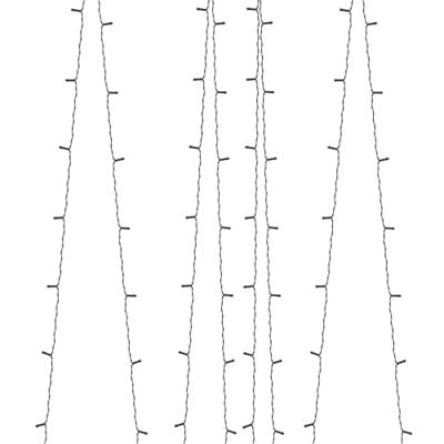 5 st Lichtslinger met 200 LED's solar binnen/buiten blauw 5 st Lichtslinger met 200 LED's solar binnen/buiten blauw