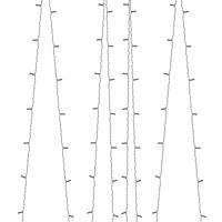 5 st Lichtslinger met 200 LED's solar binnen/buiten blauw - thumbnail