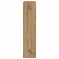 Boekenkast/kamerscherm 105x24x102 cm artisanaal eikenkleur - thumbnail