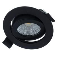 LED inbouwspot 5W 2700K 85mm 36gr rond verstelbaar zwart - LED4611 - thumbnail