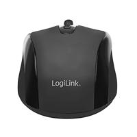 LogiLink Mini Muis Radiografisch Optisch Zwart 3 Toetsen 1600 dpi - thumbnail