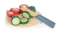 Small Foot - houten speelgoed eten salade speelset, 11dlg. - thumbnail