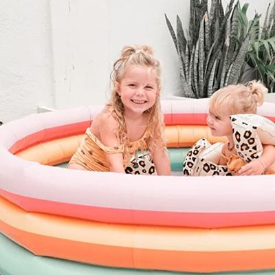 Swim Essentials Opblaas Zwembad Regenboog 150 cm - thumbnail