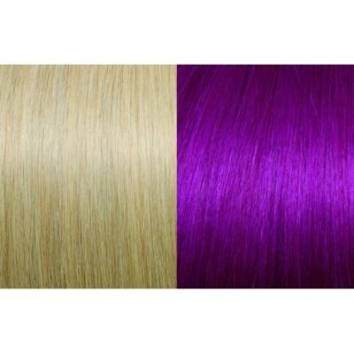Lisap Seiseta Invisible Clip-on 50-55cm Extensions 20 Ultra Very Light Blond/Red Violet 1Stuks