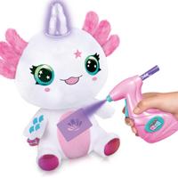 Canal Toys Airbrush Knuffel Axolotlcorn + Licht - thumbnail