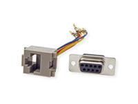 ROLINE DB9 female-RJ45 female 8P/8C 8 aders., zilver - thumbnail