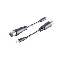 shiverpeaks BS15-15001 adattatore per inversione del genere dei cavi MCX IEC Nero - thumbnail