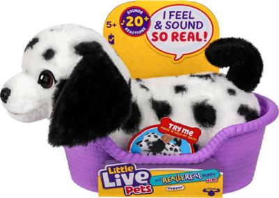 Little Live Pets My Really Real Puppy Mini's Pepper de Dalmatiër + Geluid - thumbnail