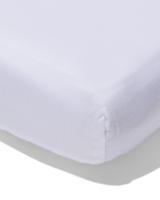 HEMA Topper hoeslaken 160x200cm zacht katoen wit (wit) - thumbnail
