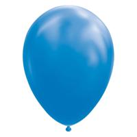 Globos Ballonnen koninklijk blauw, 30cm, 10st. - thumbnail